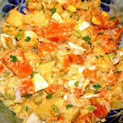 Картофельный салат с ямсом
