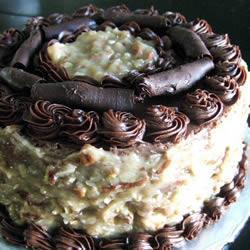 Торт шоколадно-кокосовый