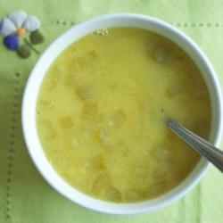 Картофельный суп с лимоном