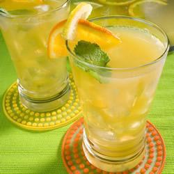 Летний мятно-апельсиновый чай
