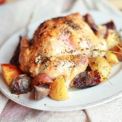 Курица в духовке с картофелем