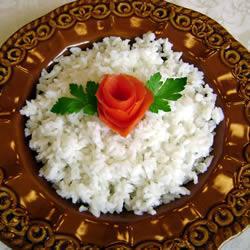 Рис с луком и чесноком
